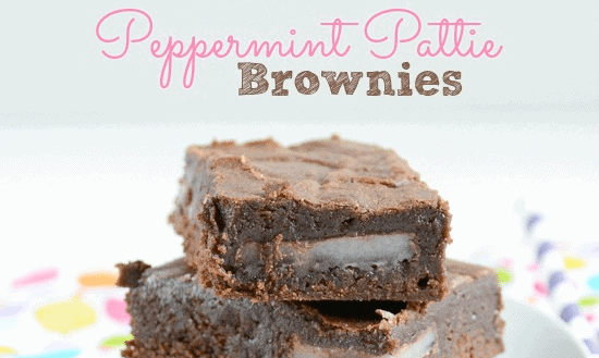 Peppermint Pattie Brownies