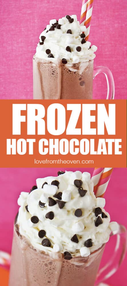 photos of frozen hot chocolate