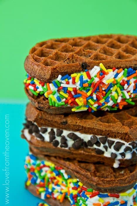 chocolate waffles