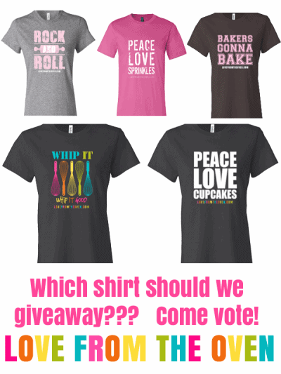 Love From The Oven T-Shirt Giveaway