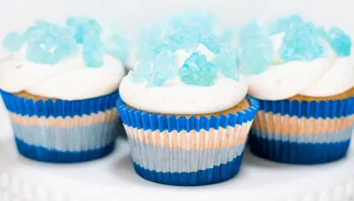 Breaking Bad Blue Sky Cupcakes