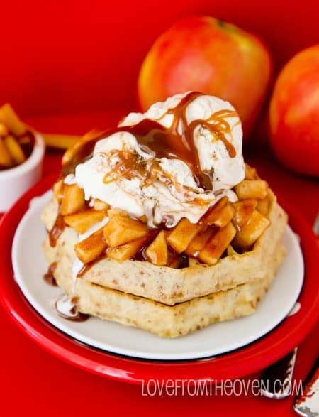 Apple Pie Waffles
