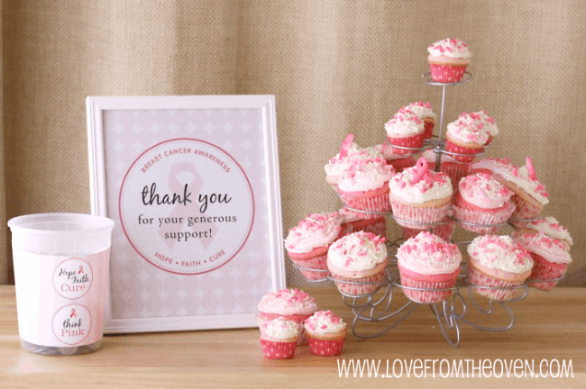 Breast Cancer Fundraiser Ideas Cupcakes
