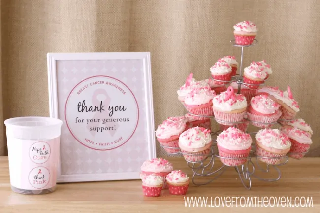 Breast Cancer Fundraiser Ideas Cupcakes