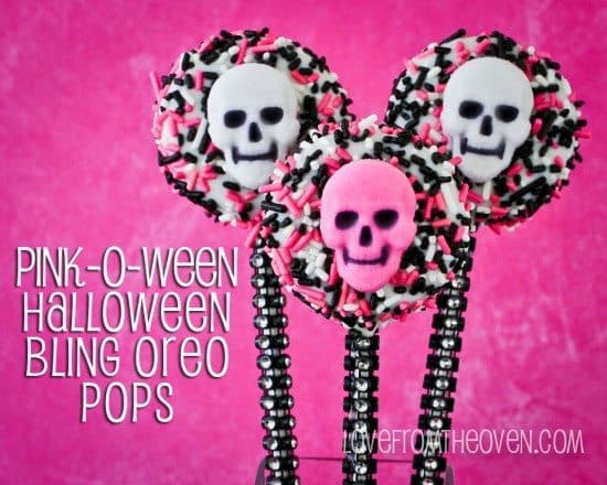 Pink-O-Ween Cookie Pops