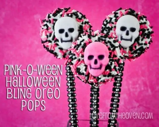 Pink-O-Ween Cookie Pops