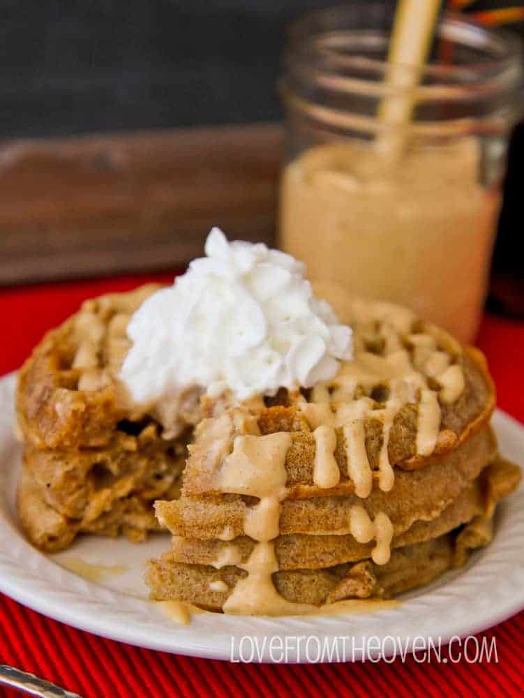 Pumpkin Maple Cream Cheese Waffle Topping For Waffle Wednesday