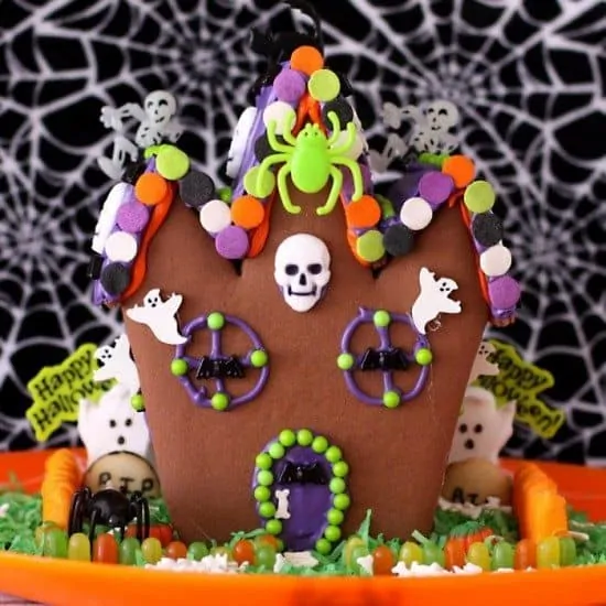Halloween Gingerbread House