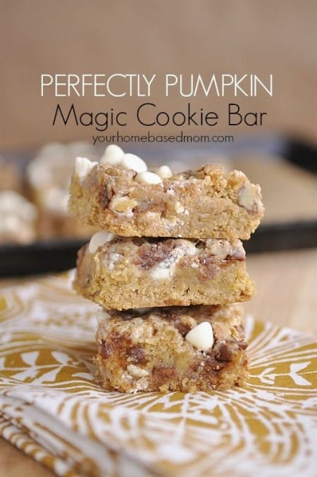 Pumpkin Magic Cookie Bar Recipe