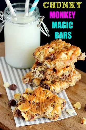 Chunky Monkey Magic Bars by Beyond Frosting