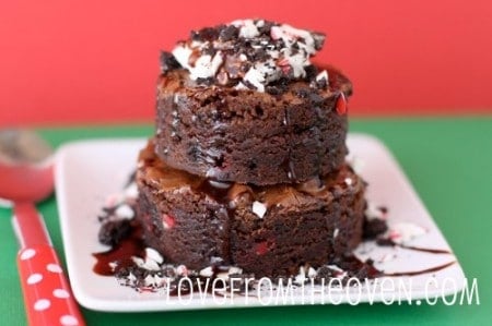 Candy Cane Brownies