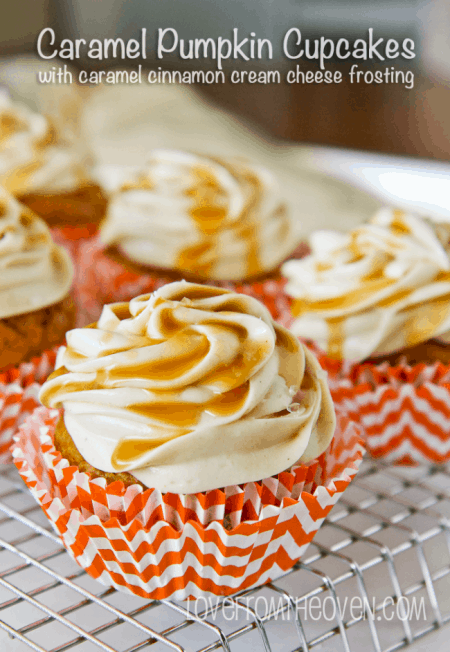 Pumpkin Caramel Cupcakes