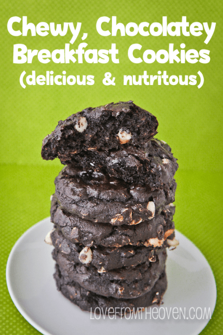 Chewy Chocolate Breakfast Cookies