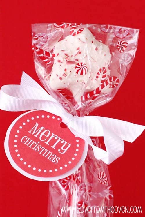 Christmas Marshmallow Pops