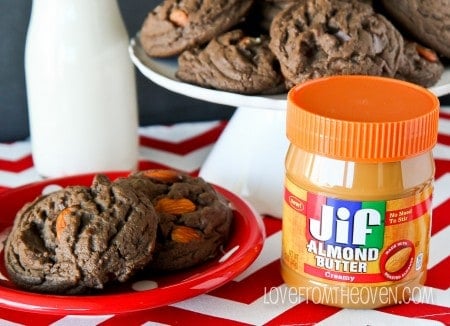 Dark Chocolate Almond Cookies-9