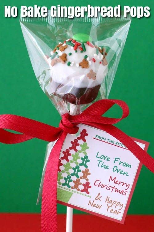 Gingerbread Cake Pops