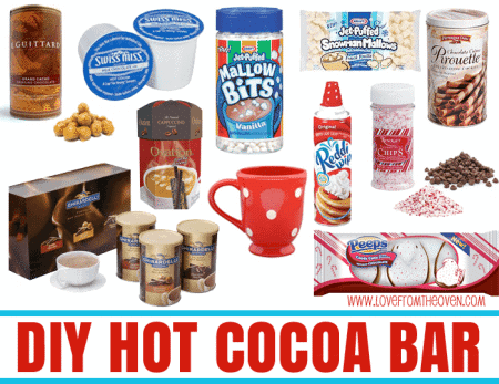 Setting Up An Easy Hot Cocoa Bar Love From The Oven