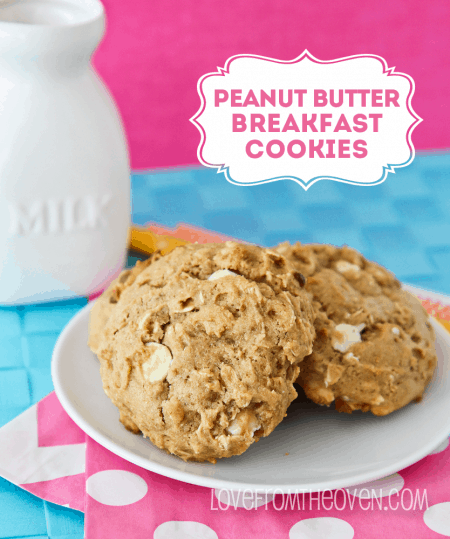 Peanut Butter And Banana Breakfast Cookie Recipe by Love From The Oven