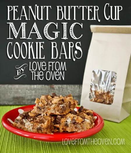 Peanut Butter Cup Seven Layer Bars