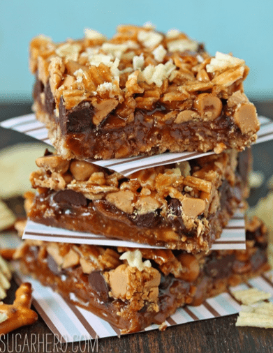 Dude Food Magic Bars by Sugar Hero