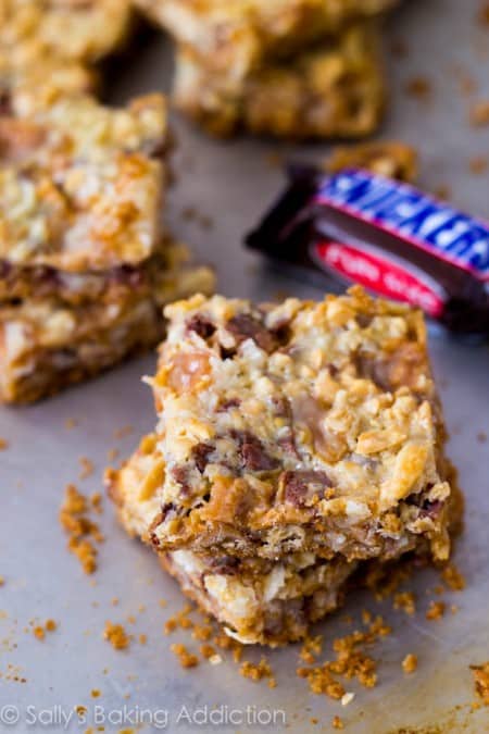 Caramel Seven Layer Bars