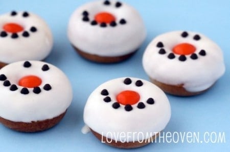 Snowman Donuts