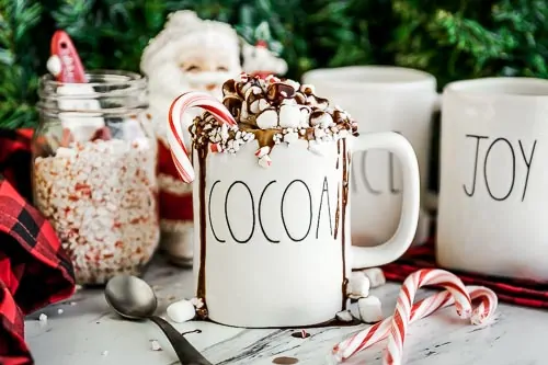 Setting Up An Easy Hot Cocoa Bar • Love From The Oven