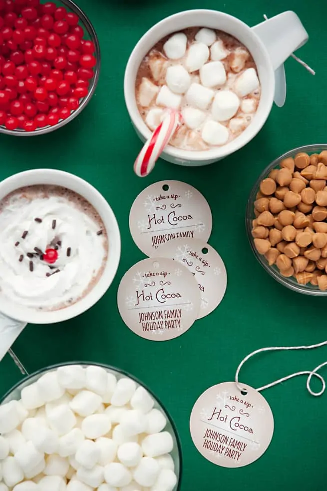 Try This Simple Hot Cocoa Bar Idea! - Design Improvised