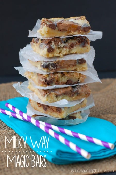 Milky Way Magic Bars from Wine & Glue