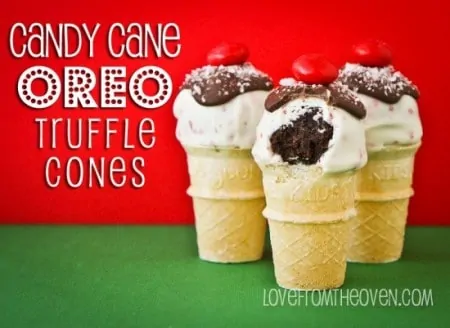 Oreo Truffle Cones