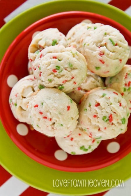 Christmas Sprinkle Cookies