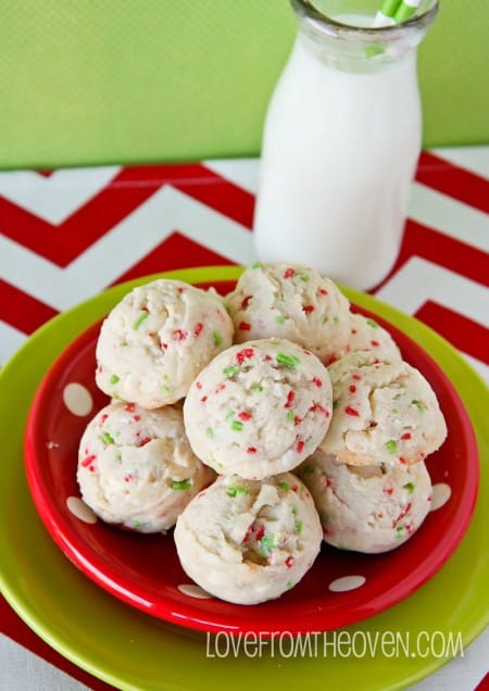 Swirled Snowball Cookies