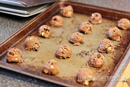 Chocolate Peanut Butter Cup Cookies