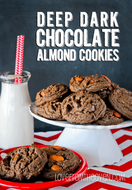 Dark Chocolate Almond Cookies
