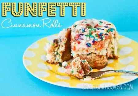 Funfetti Cinnamon Rolls