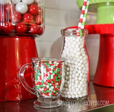 Decorating with milk bottles