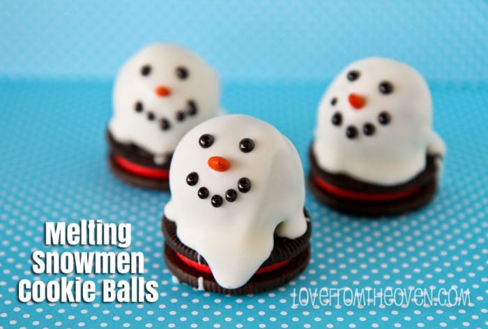 Melting Snowmen Cookies