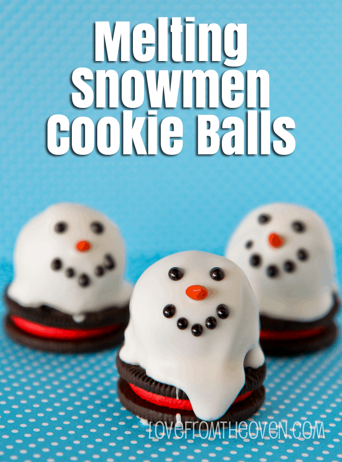 Melting Snowmen Cookie Balls