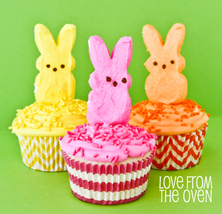 Easter Bunny Cupcakes