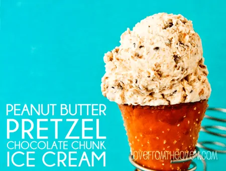 Peanut Butter Chocolate Pretzel Ice Cream
