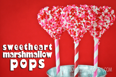 Valentine Marshmallow Pops