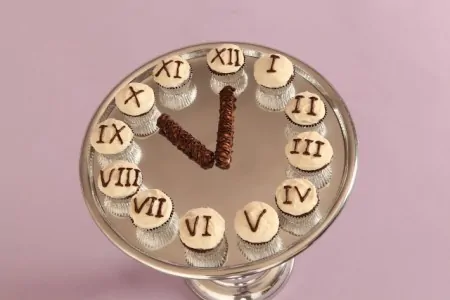 New Year's Eve Cupcake Clock