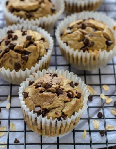 Blender Banana Oatmeal Muffins