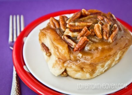 Caramel Pecan Cinnamon Rolls