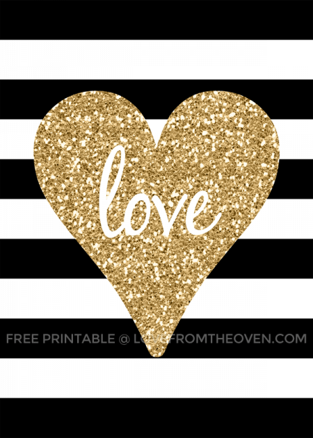 Free Printable Valentine's Day Sign at Love From The Oven