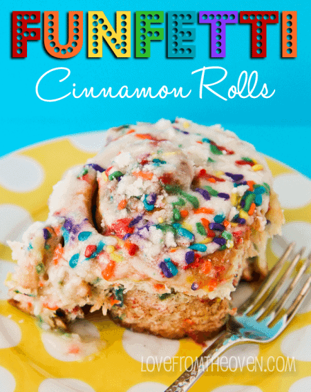 Sprinkle Cinnamon Rolls Great For Birthday Breakfasts