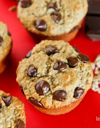 Chocolate Chip Oatmeal Cookie Muffins
