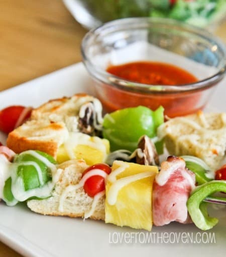 Pizza Kabobs