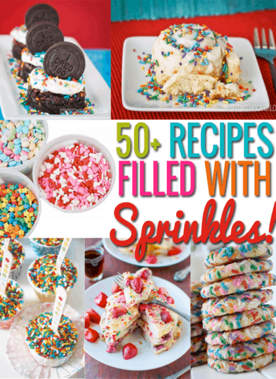 An incredible collection of recipes with sprinkles
