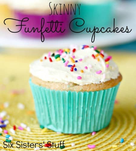 Skinny Funfetti Cupcakes